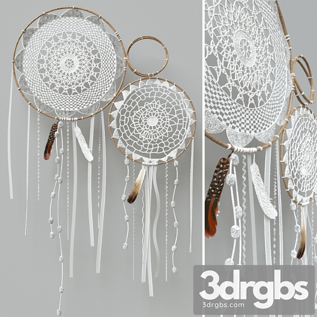 White macrame 3dsmax Download - thumbnail 1