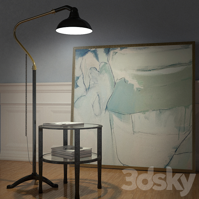 WINDSOR TASK FLOOR LAMP 3DSMax File - thumbnail 2