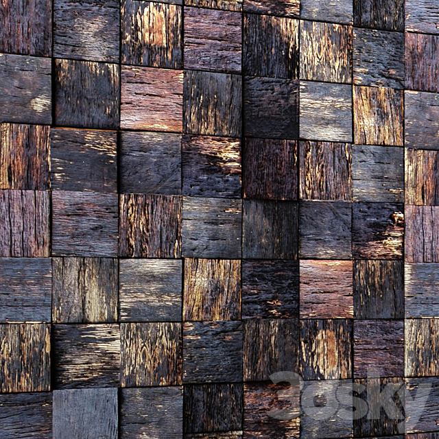 Wood panel 3ds Max - thumbnail 2