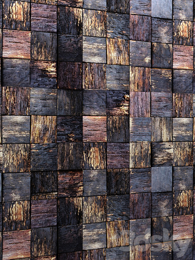 Wood panel 3ds Max - thumbnail 3