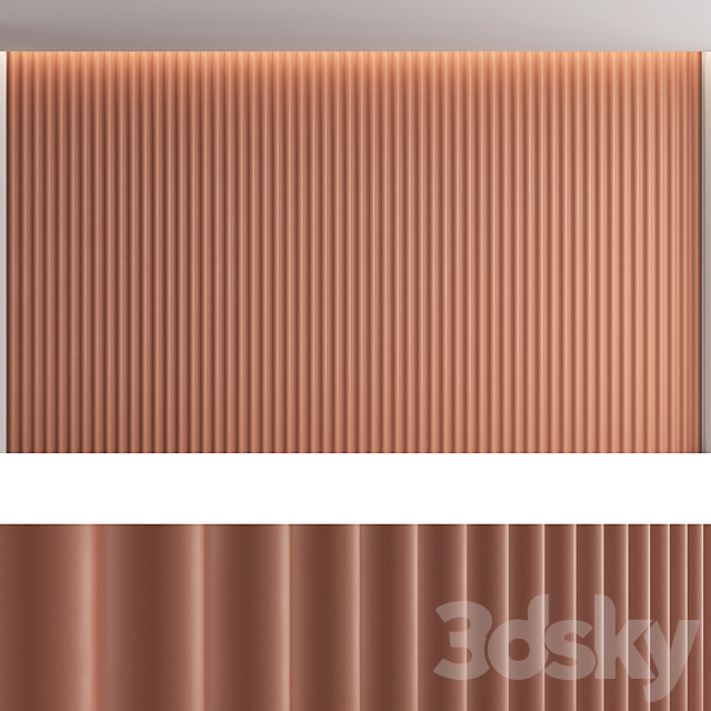 Wood panels_set3 3DS Max Model - thumbnail 4