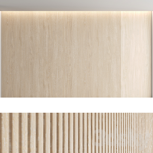 Wood panels_set5 3DS Max Model - thumbnail 2