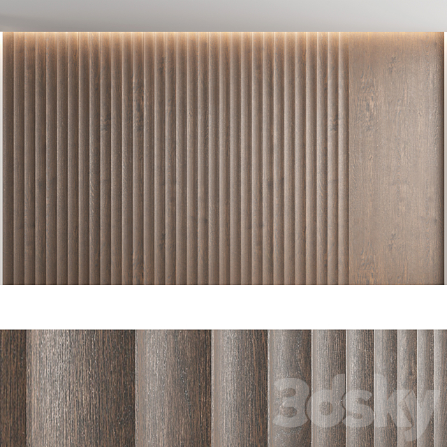 Wood panels_set7 3DS Max Model - thumbnail 5