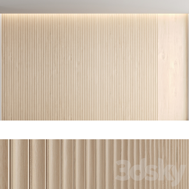 Wood panels_set8 3DS Max Model - thumbnail 3