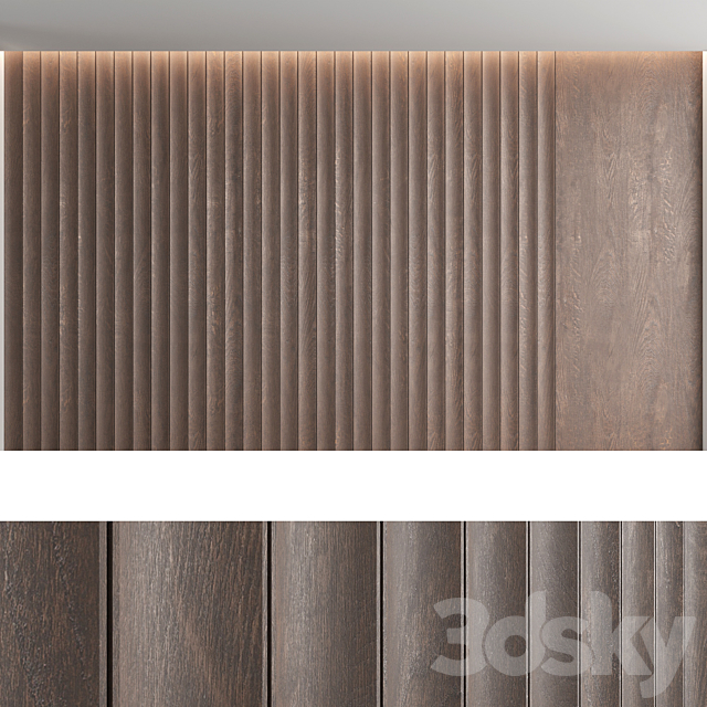 Wood panels_set8 3DS Max Model - thumbnail 5