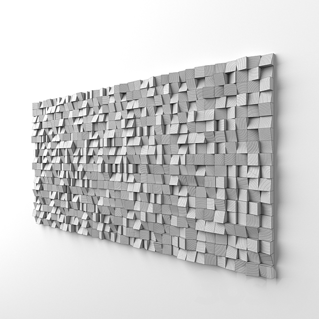 Wood Wall Art 3ds Max - thumbnail 3