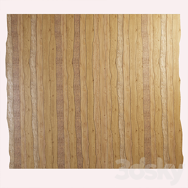 Wooden boards 3ds Max - thumbnail 2