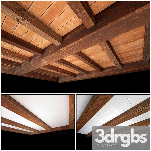 Wooden Ceiling 3 3dsmax Download - thumbnail 1