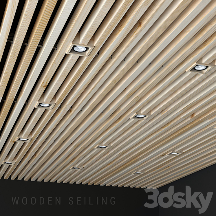 Wooden seiling 2 3DS Max - thumbnail 1