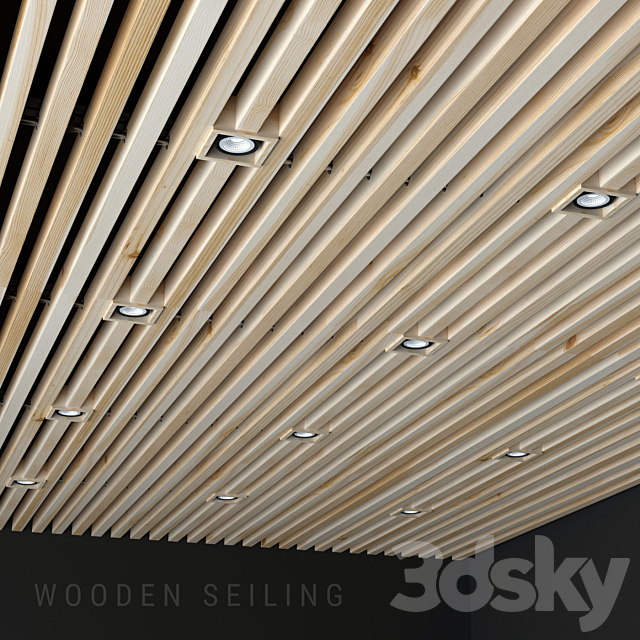 Wooden seiling 2 3DSMax File - thumbnail 1