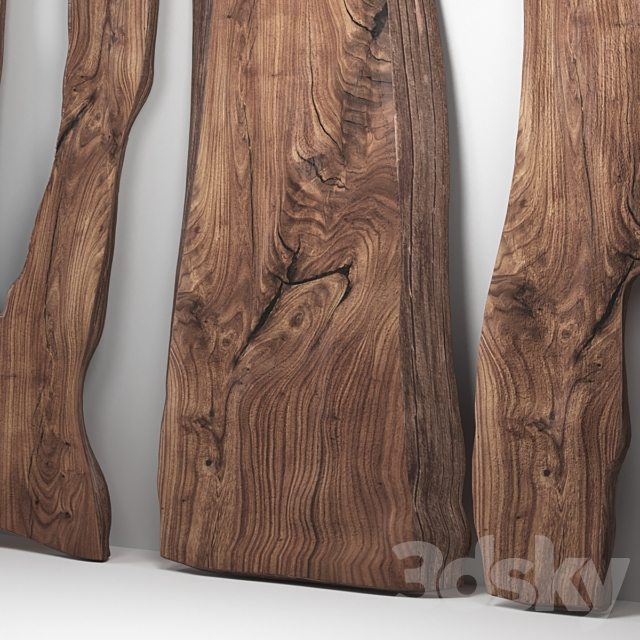 Wooden slabs 3DSMax File - thumbnail 3