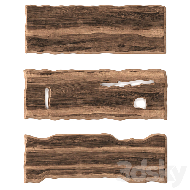 Wooden slabs 3DSMax File - thumbnail 1