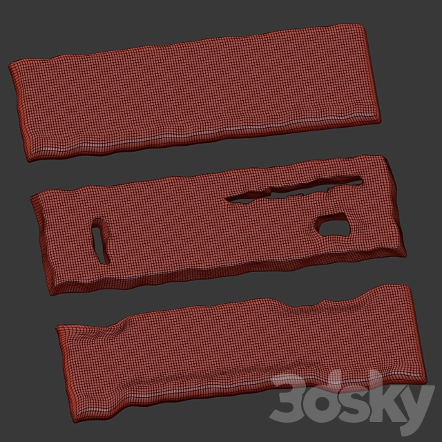 Wooden slabs 3DSMax File - thumbnail 2