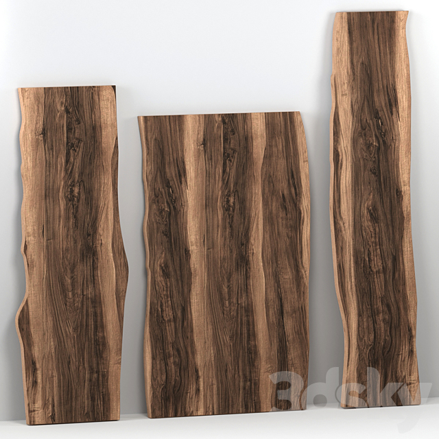 Wooden slabs 3DSMax File - thumbnail 1