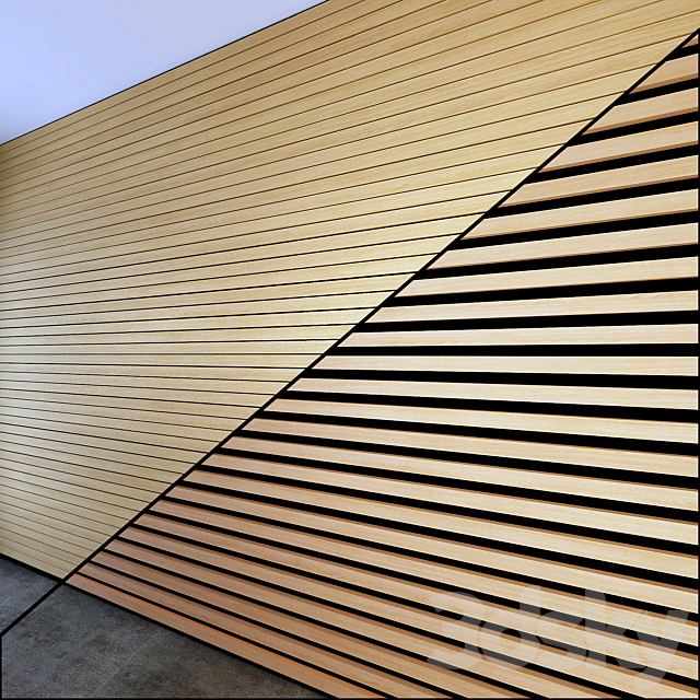 Wooden slats 4 3DSMax File - thumbnail 3