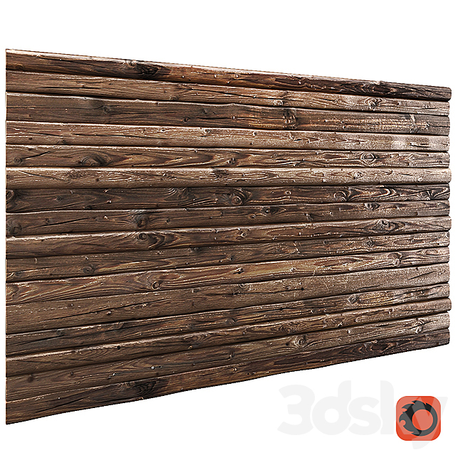 Wooden Wall 3DSMax File - thumbnail 1