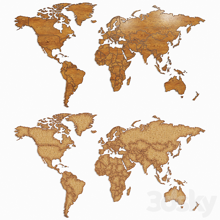 World map 3DS Max - thumbnail 1