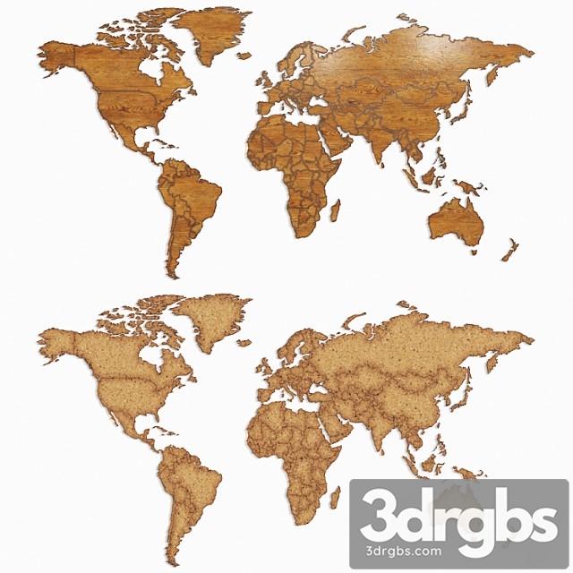 World map 3dsmax Download - thumbnail 1