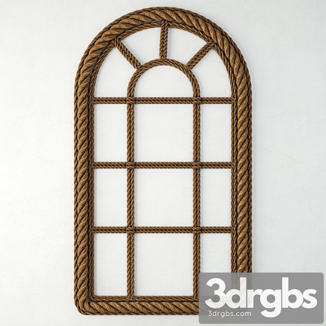 Woven Jute Arch Wall Decor Pier 1 Imports 3dsmax Download - thumbnail 1