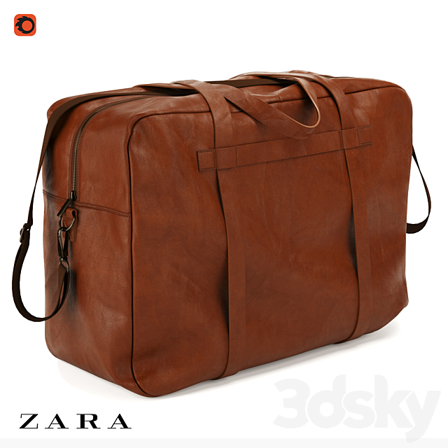 Zara Leather Bag 3ds Max - thumbnail 1