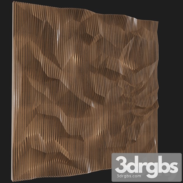 3d wood panel papper - thumbnail 1