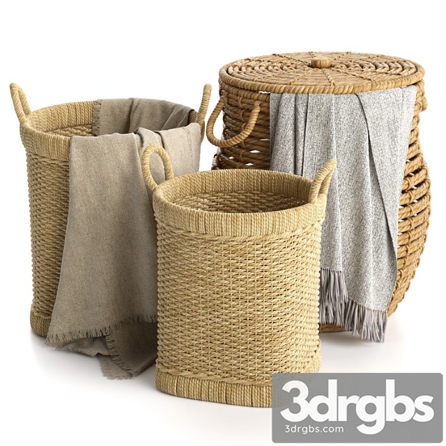 Adairs natural baskets - thumbnail 1