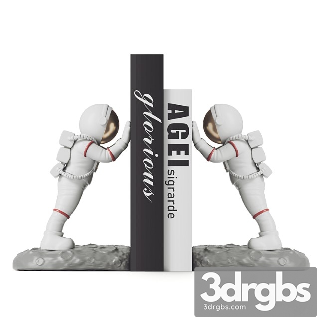 Astronaut bookends - thumbnail 1