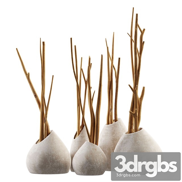 Branch slice vase n3 - thumbnail 1