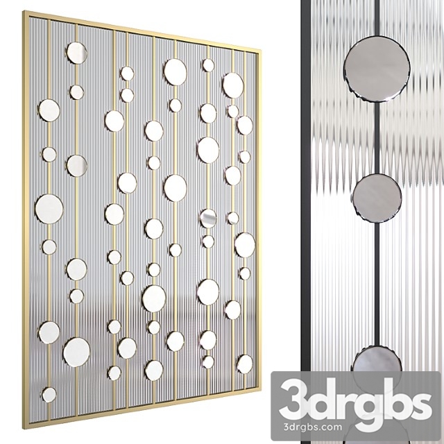 Decorative partition 015. (3 sizes, 3 materials) - thumbnail 1