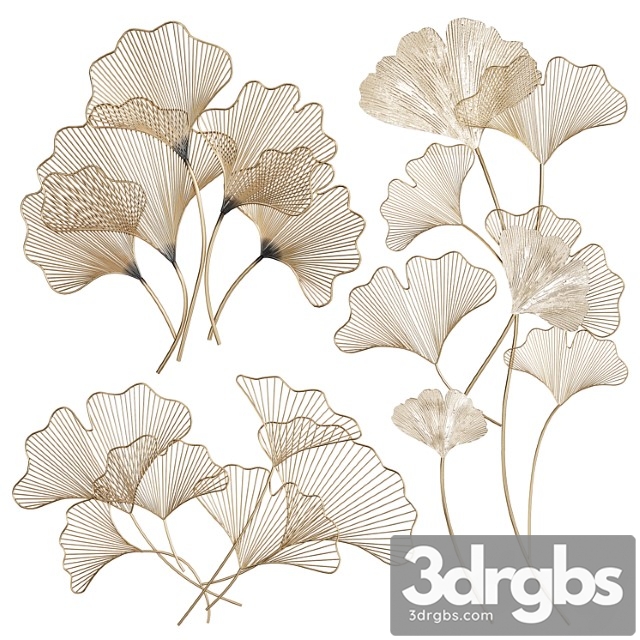 Ginkgo wall decor 2 - thumbnail 1