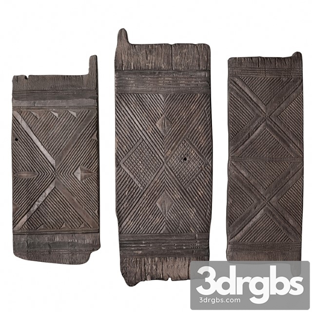 Handcarved nigerian doors collection by restoration hardware - thumbnail 1