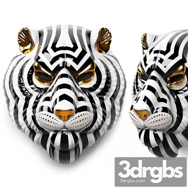 Lladro tiger mask - thumbnail 1