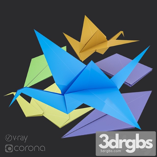 Origami crane - thumbnail 1