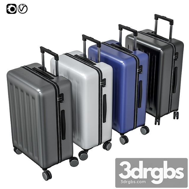 Suitcase travel xiaomi runmi 90 points gray stars - thumbnail 1