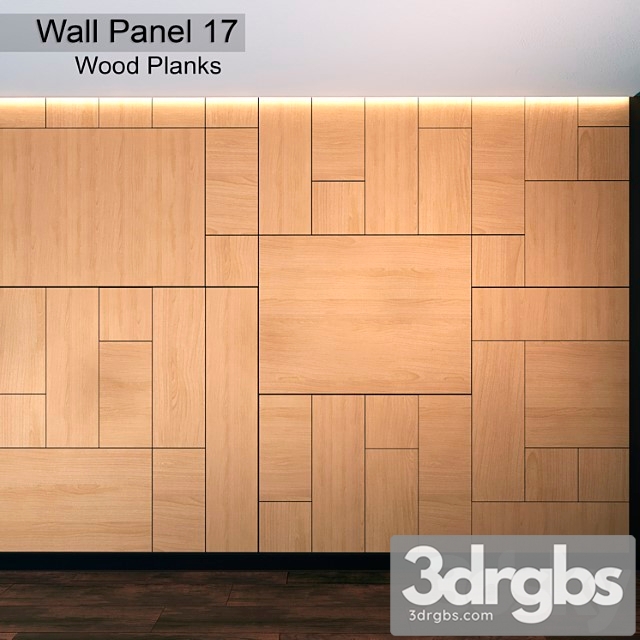 Wall panel 17. wood planks - thumbnail 1