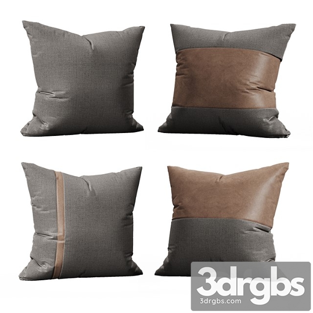 4 Modern Pillows 1 3dsmax Download - thumbnail 1