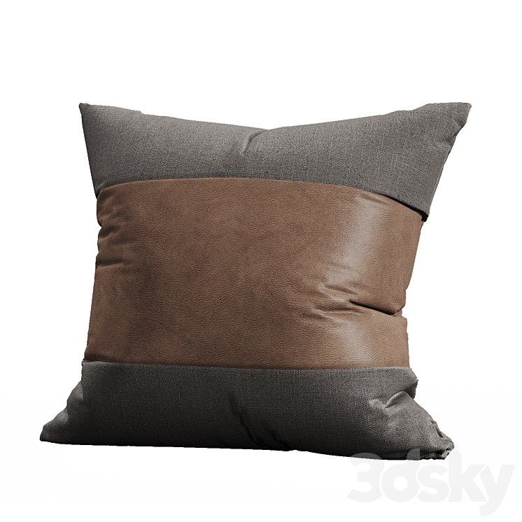 4 MODERN PILLOWS 3DS Max Model - thumbnail 2