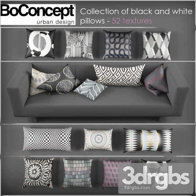 Boconcept Pillows 02 3dsmax Download - thumbnail 1