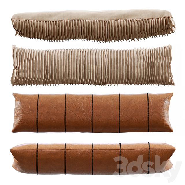 CB2 Lumbar Pillows 3ds Max - thumbnail 1