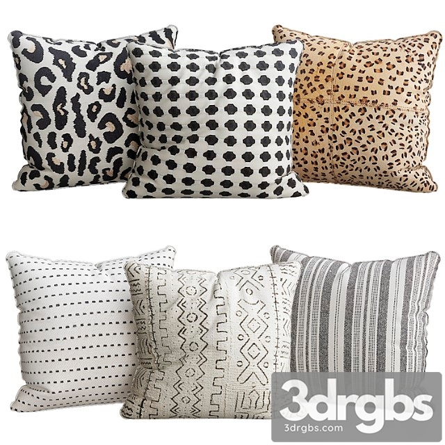 Cheetah print pillow 3dsmax Download - thumbnail 1