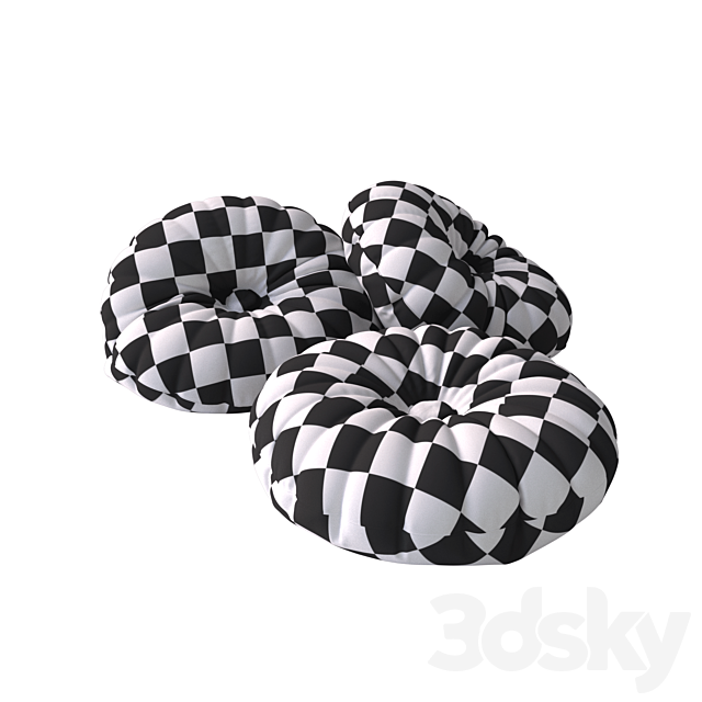 Classic pillows 3DSMax File - thumbnail 2