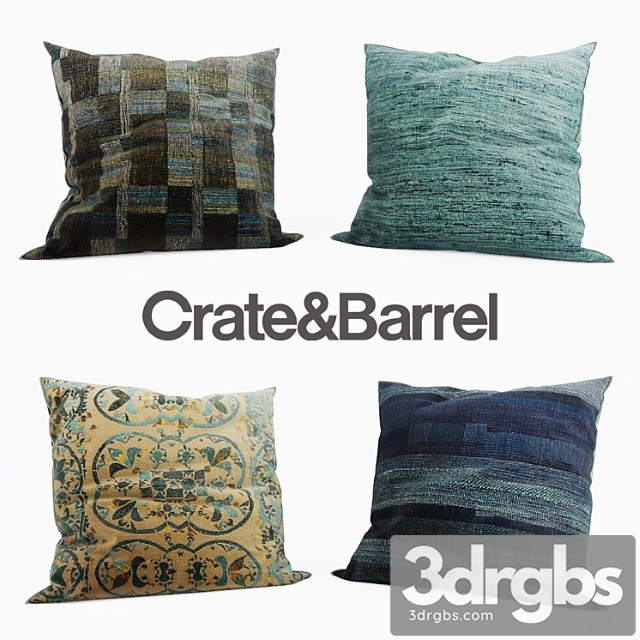 Crateandbarrel – decorative pillows set 6 - thumbnail 1