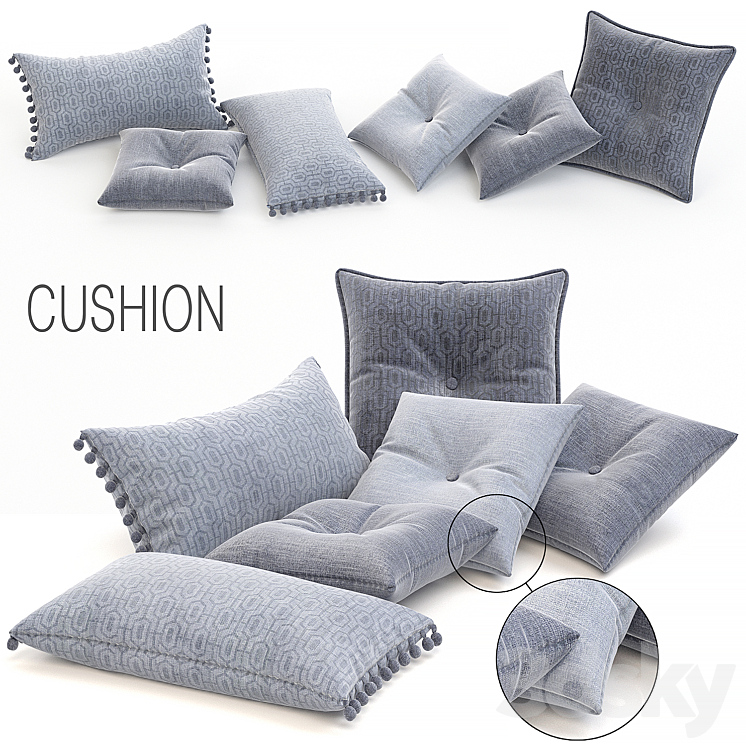 Cushion 3DS Max - thumbnail 1