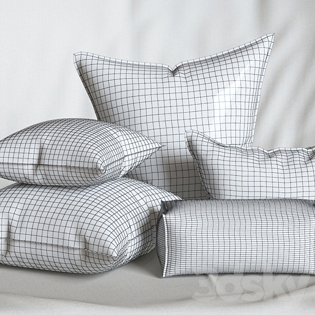 Cushion 3DS Max Model - thumbnail 2