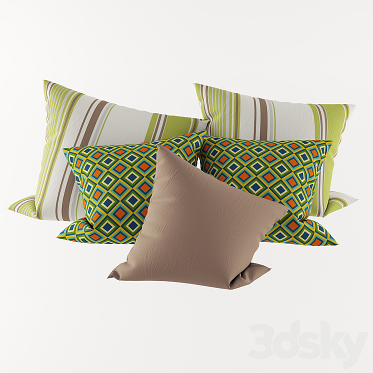 Cushions 3DS Max - thumbnail 1