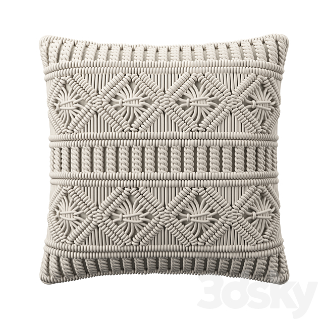 Cushions 3DS Max Model - thumbnail 2