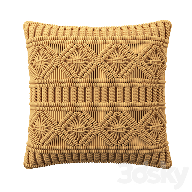 Cushions 3DS Max Model - thumbnail 3