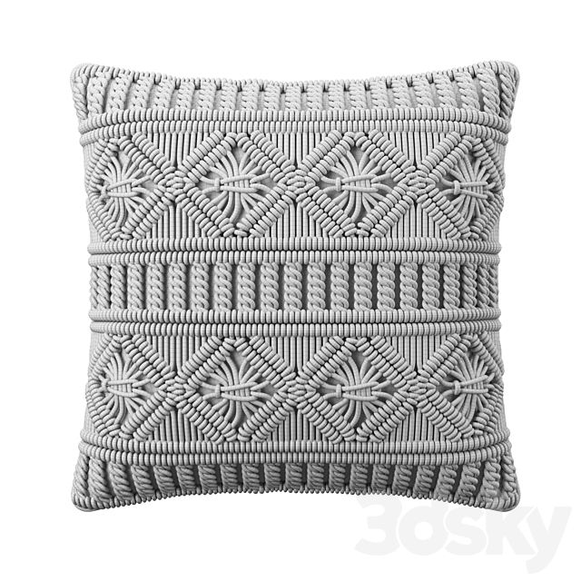 Cushions 3DS Max Model - thumbnail 5