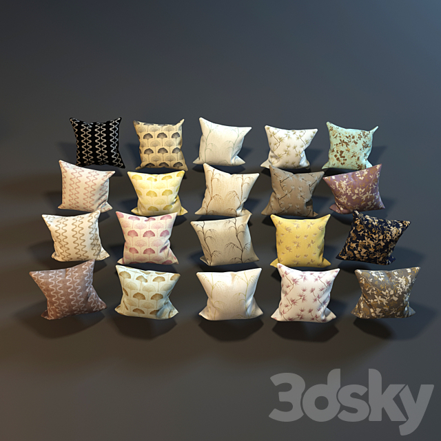 Cushions 3DSMax File - thumbnail 1