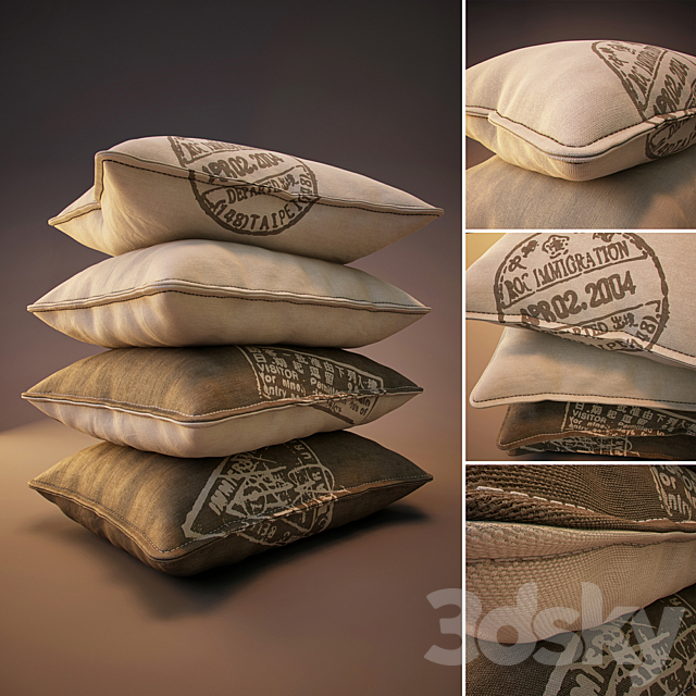 Cushions _ Pillows 3DSMax File - thumbnail 1